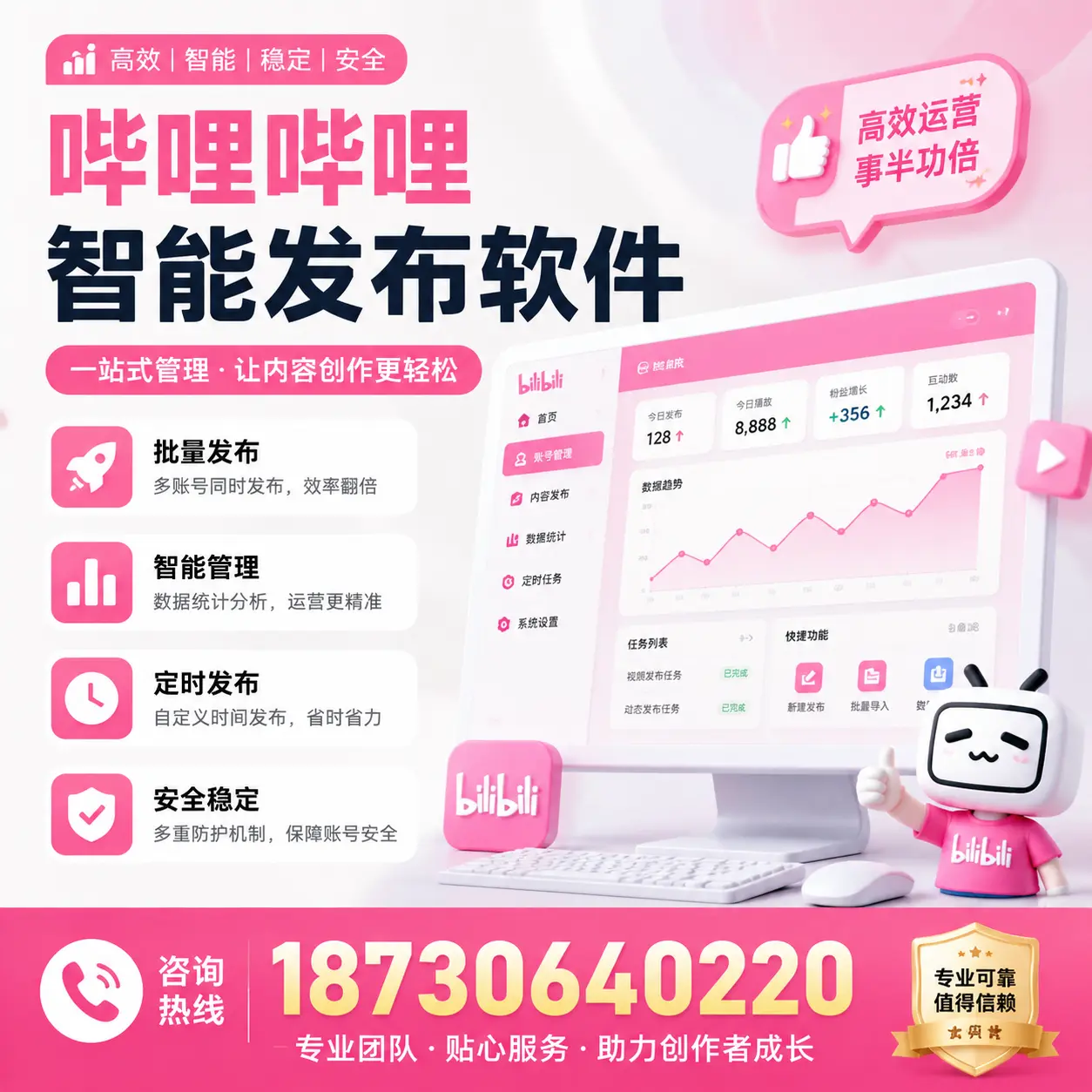 如何评估哔哩哔哩智能发布软件的ROI？普洱 企业必读